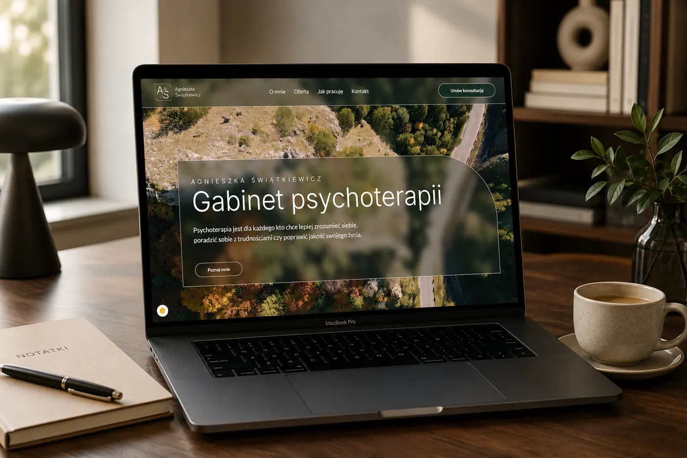 Obraz realizacji strony Psychoterapia Świątkiewicz